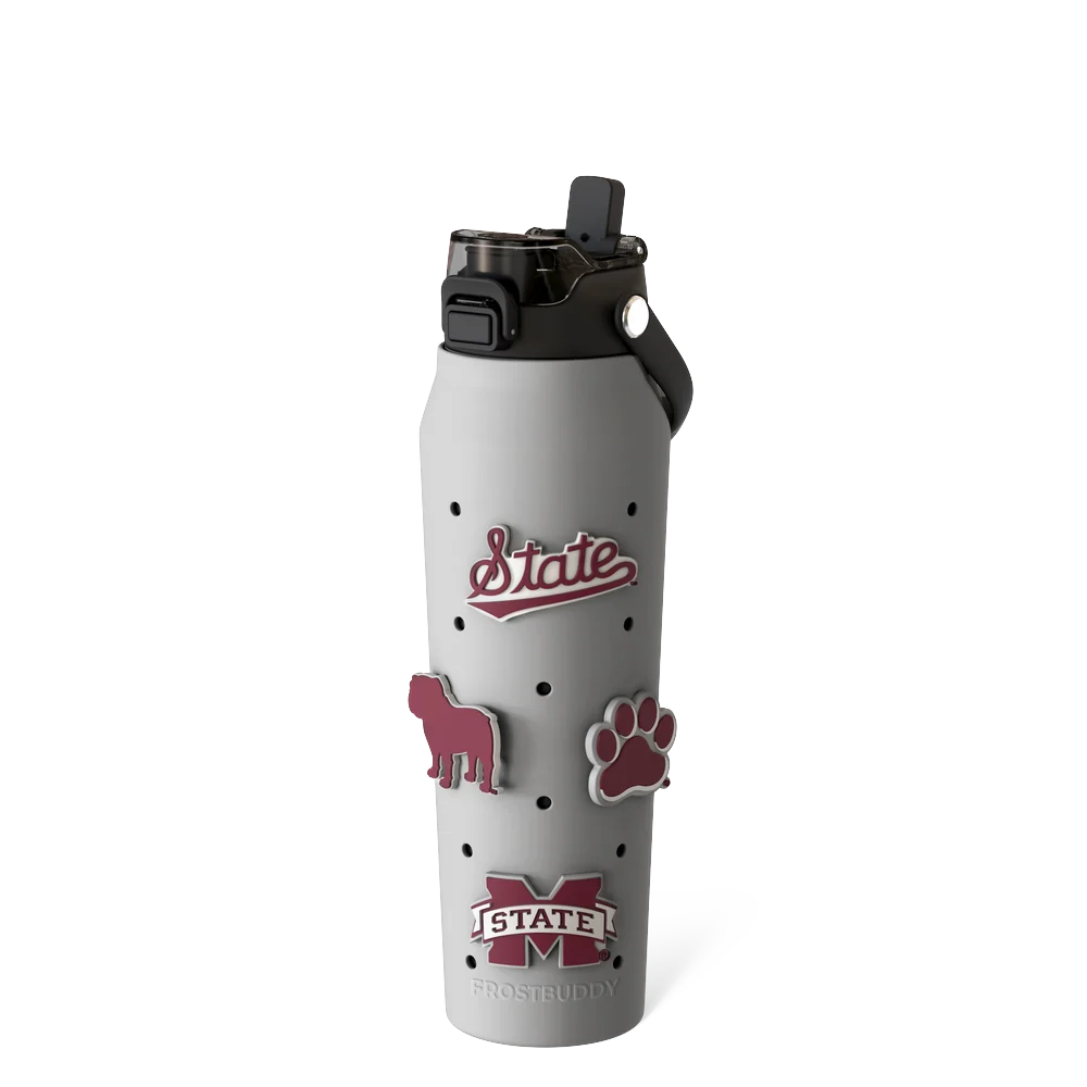 Bottle Buddy 32oz | Mississippi State Bulldogs | Skin + Budz Bundle