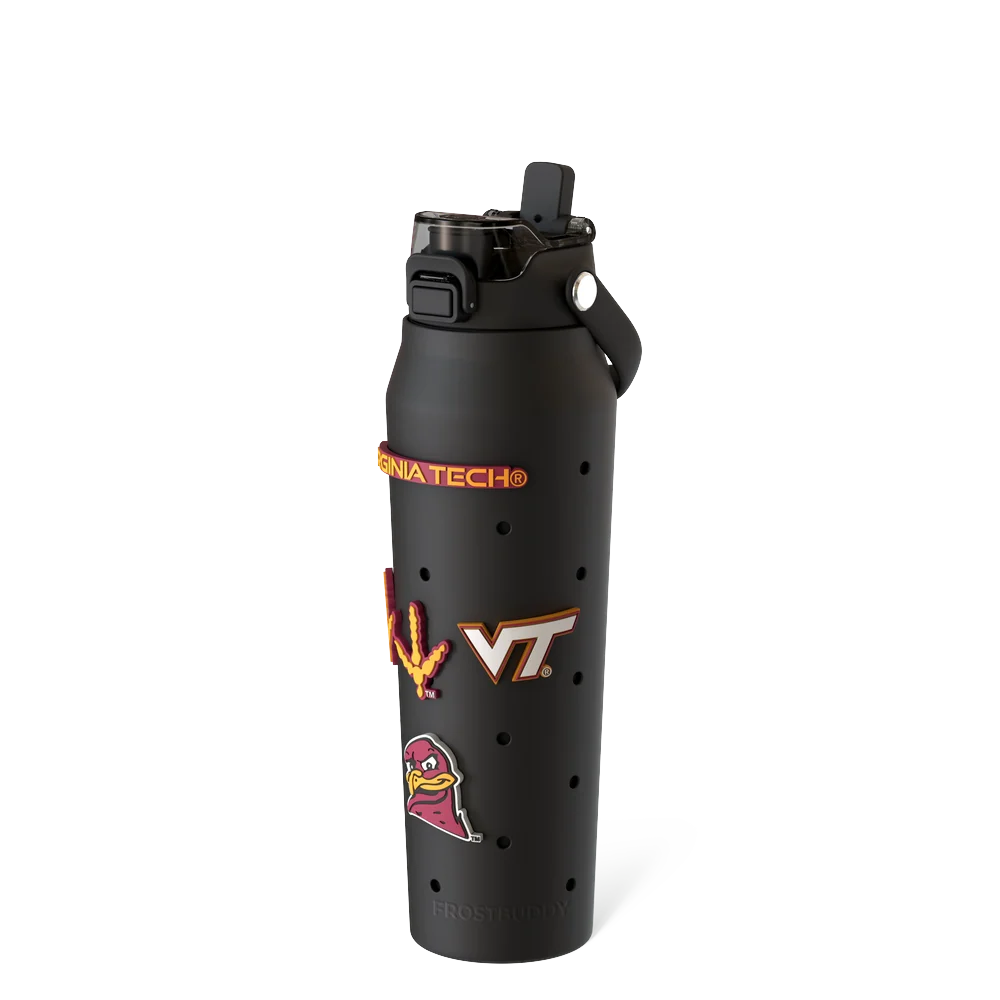 Bottle Buddy 32oz | Virginia Tech Hokies | Skin + Budz Bundle