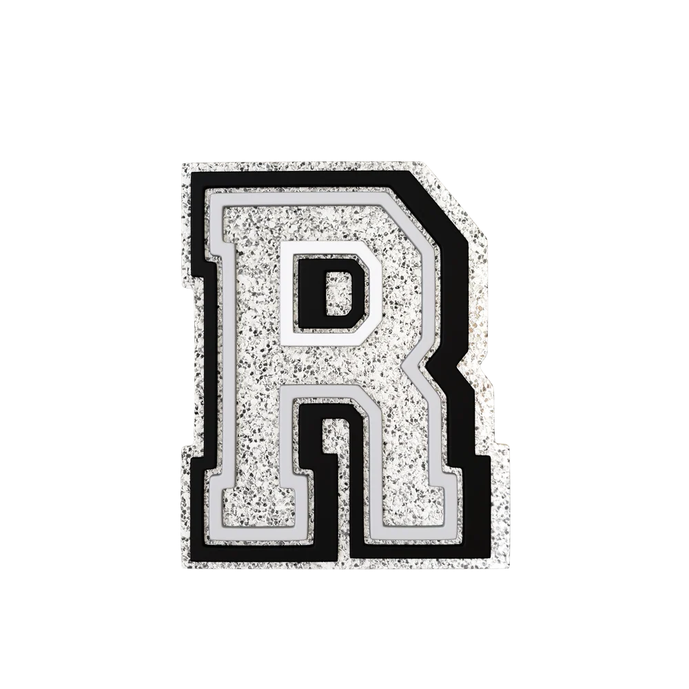 Budz | Silver Letter R