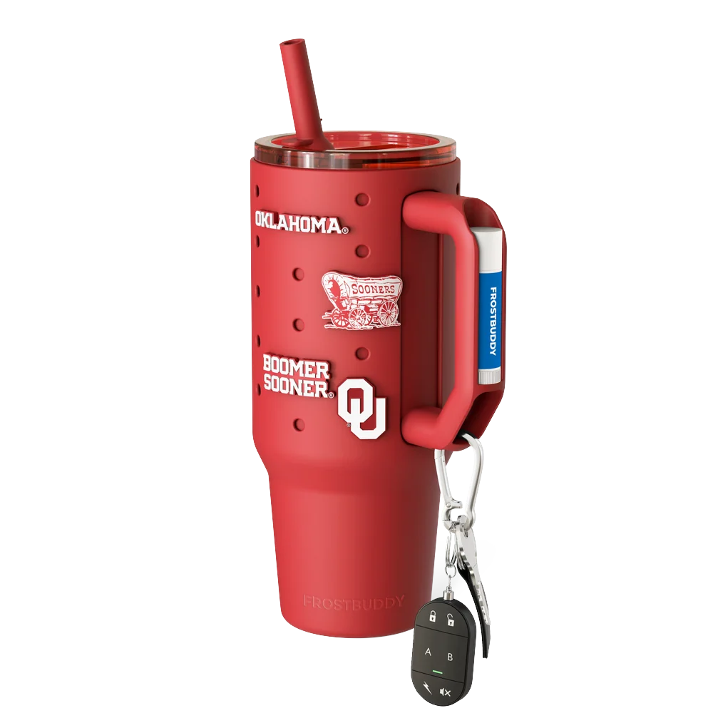 Thicc Buddy 40oz | Oklahoma Sooners | Skin + Budz Bundle
