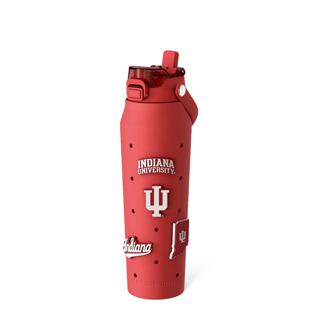 Bottle Buddy 32oz | Indiana Hoosiers | Skin + Budz Bundle
